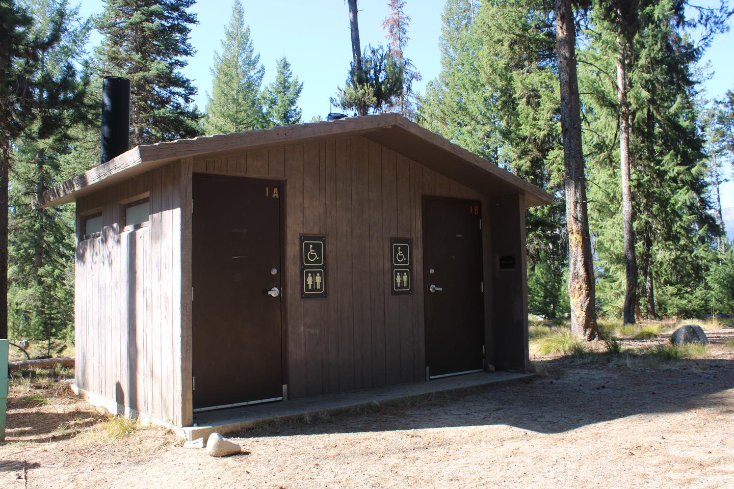 Site pit toiletPit Toilet