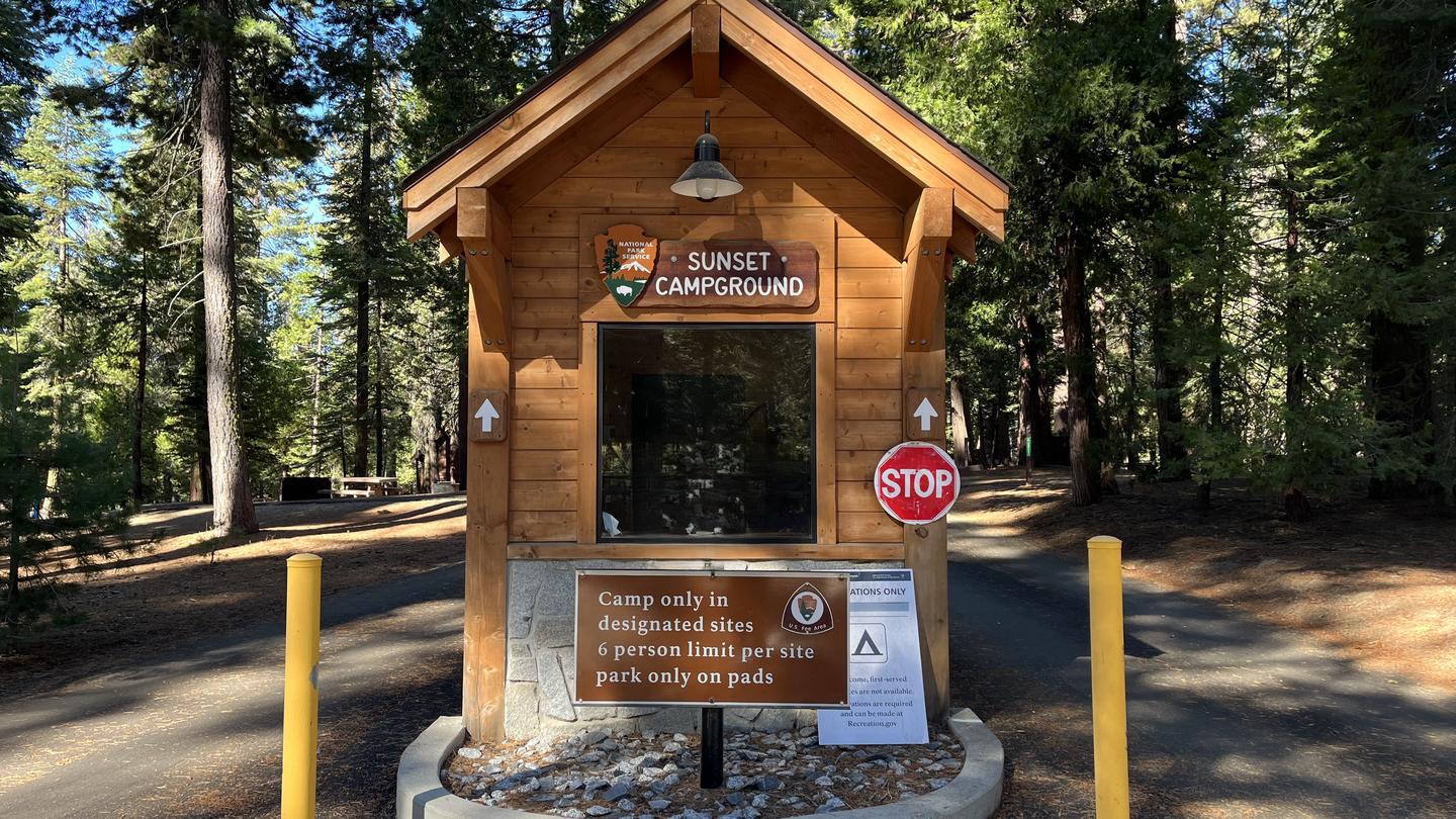 Sunset Campground KioskSunset Campground Kiosk
