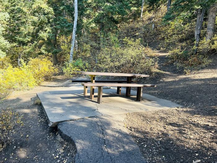 A photo of Site A20 of Loop A at PAYSON LAKES with Picnic Table