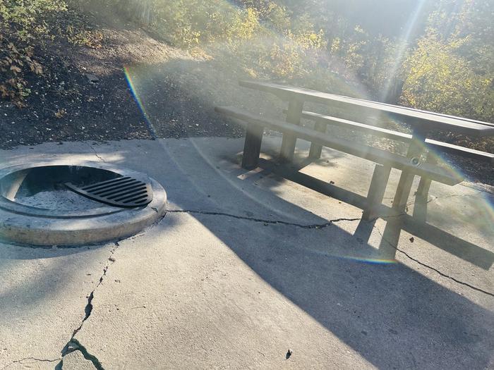 A photo of Site A20 of Loop A at PAYSON LAKES with Picnic Table, Fire Pit