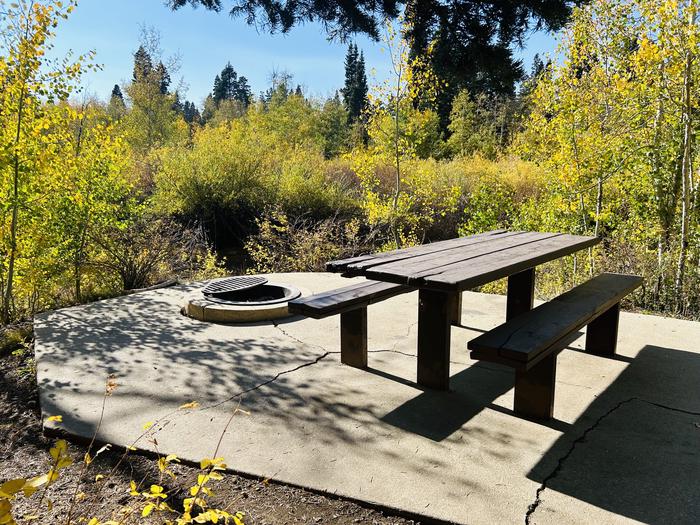 A photo of Site A24 of Loop A at PAYSON LAKES with Picnic Table, Fire Pit