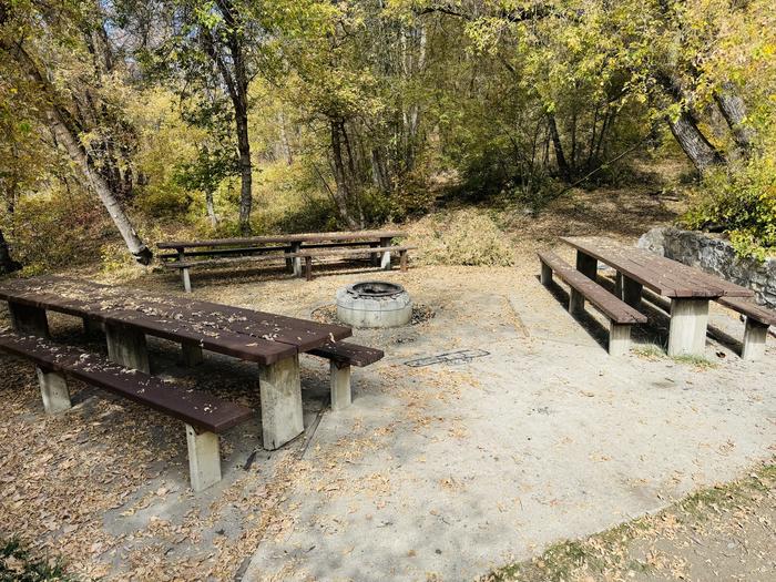 A photo of Site Aldo Leopold of Loop ROCA at ROCK CANYON with Picnic Table, Fire Pit