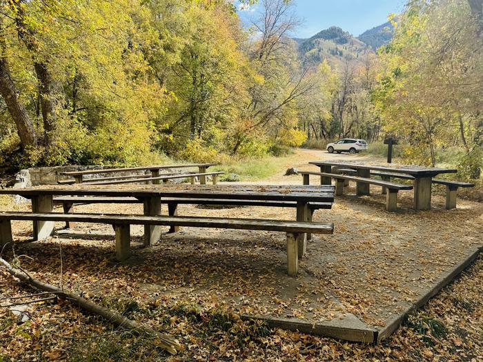 A photo of Site Aldo Leopold of Loop ROCA at ROCK CANYON with Picnic Table, Fire Pit