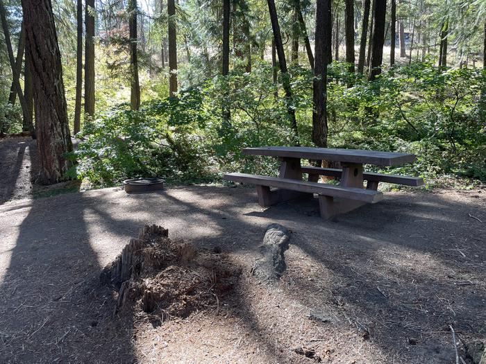 A photo of Site 014 of Loop LOWE at PERRY SOUTH CAMPGROUND with Fire Pit