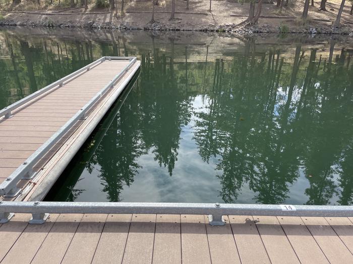 A photo of Site Boat Slip 14 of Loop Docks at PERRY SOUTH CAMPGROUND slip 14