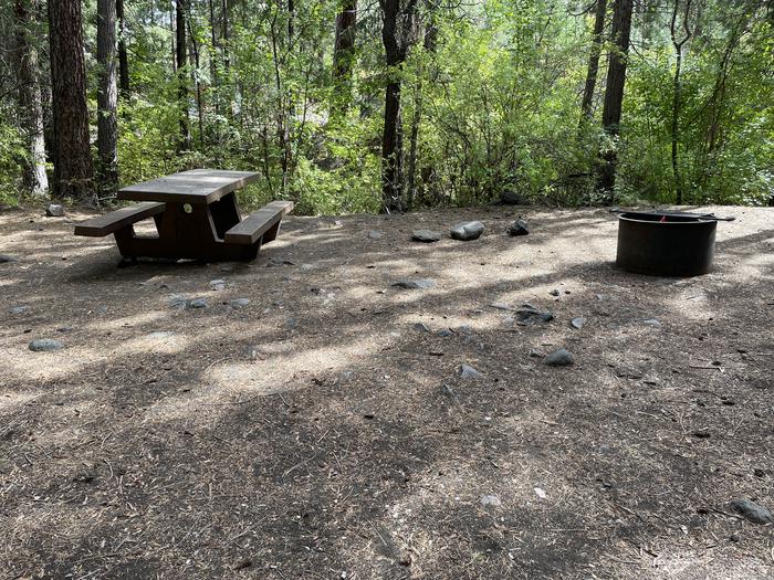 A photo of Site 027 of Loop Hike-To at PERRY SOUTH CAMPGROUND with Picnic Table