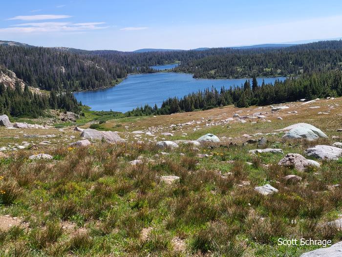 Telephone Lakes along the Lost-Glacier Lakes Trail