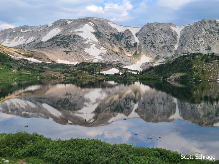 Lewis Lake and Medicine Bow Peak