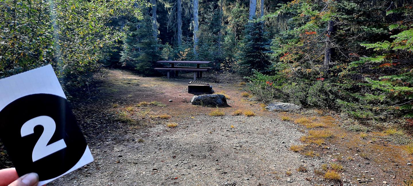 Schaefer Creek Campground Site #2Campsite #2