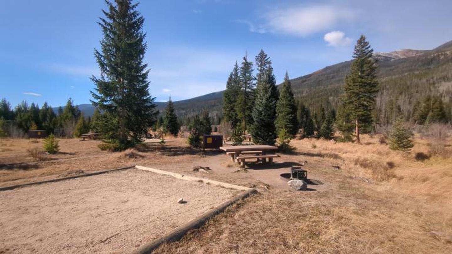 D79A photo of Site 79 of Loop D at Rocky Mountain National Park Timber Creek Campground