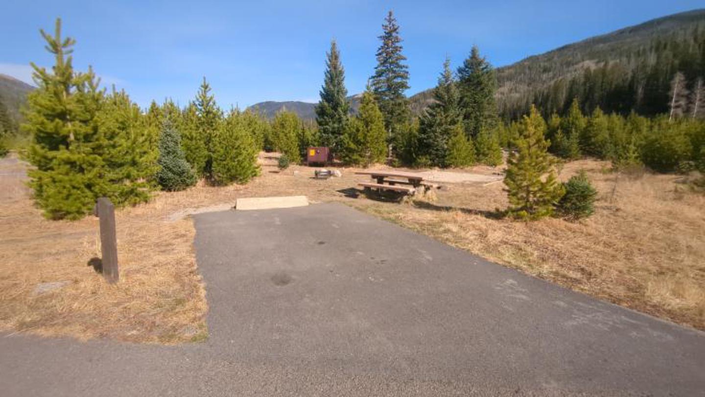 A photo of Site 87 of Loop D at Rocky Mountain National Park Timber Creek Campground