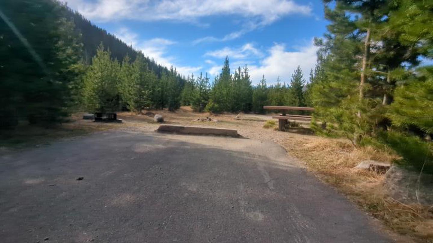 A photo of Site 57 of Loop C at Rocky Mountain National Park Timber Creek Campground