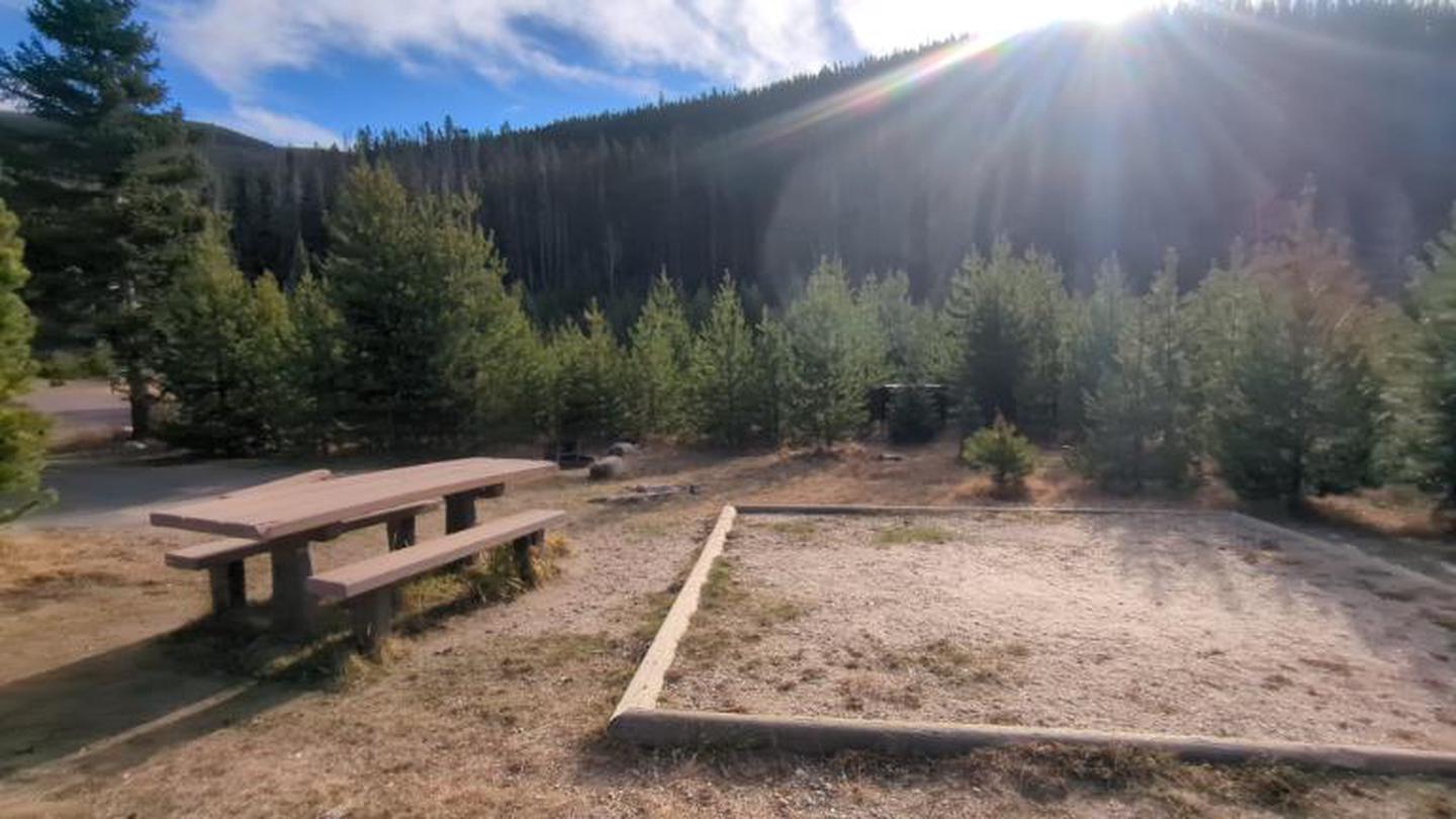 C57A photo of Site 57 of Loop C at Rocky Mountain National Park Timber Creek Campground