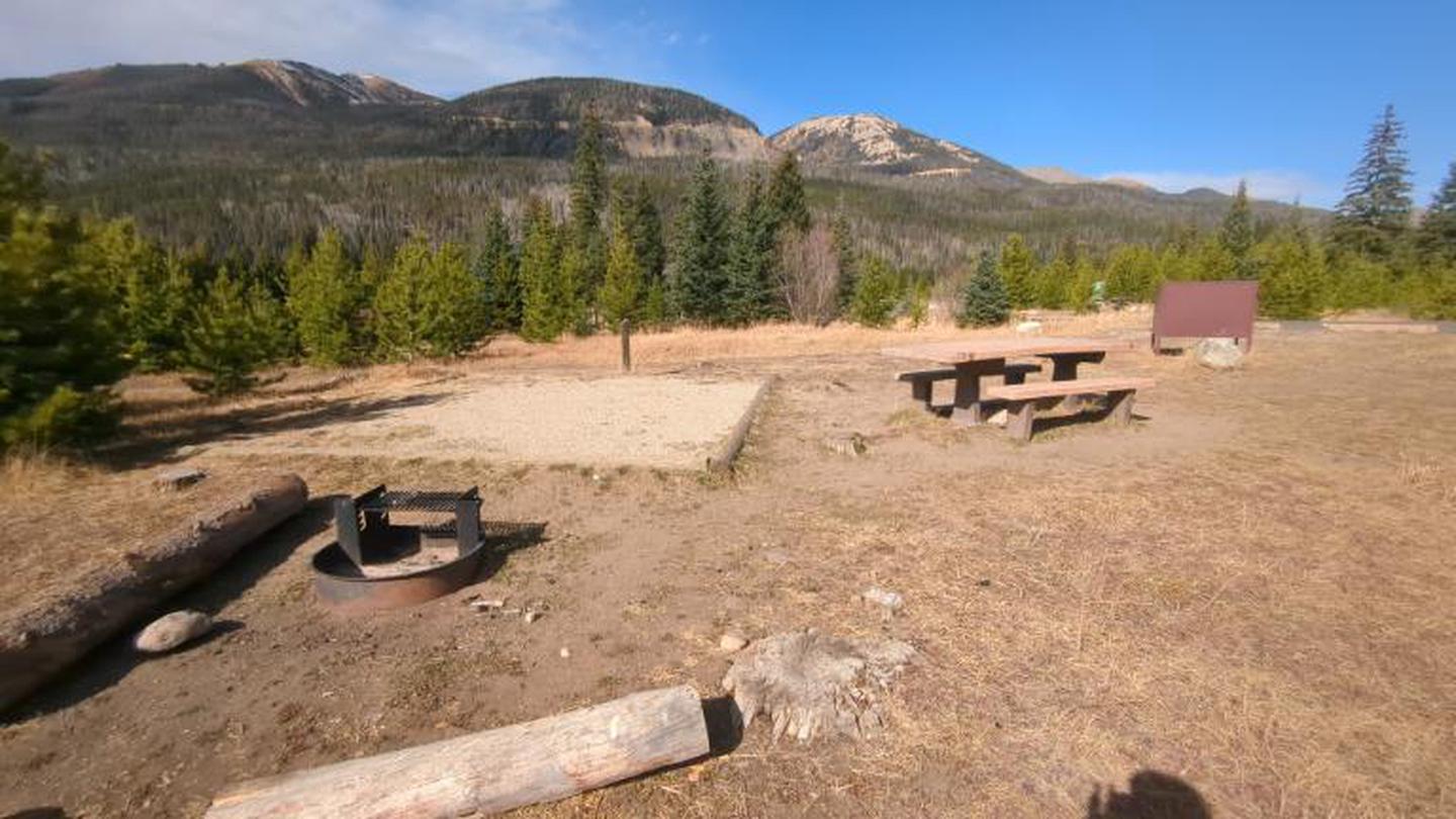 D91A photo of Site 91 of Loop D at Rocky Mountain National Park Timber Creek Campground