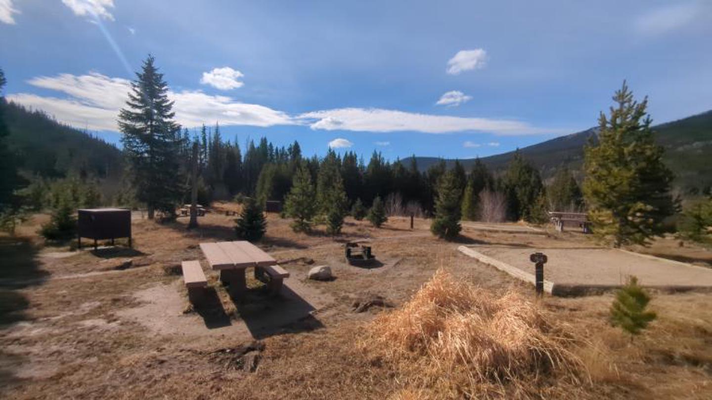 D84A photo of Site 84 of Loop D at Rocky Mountain National Park Timber Creek Campground