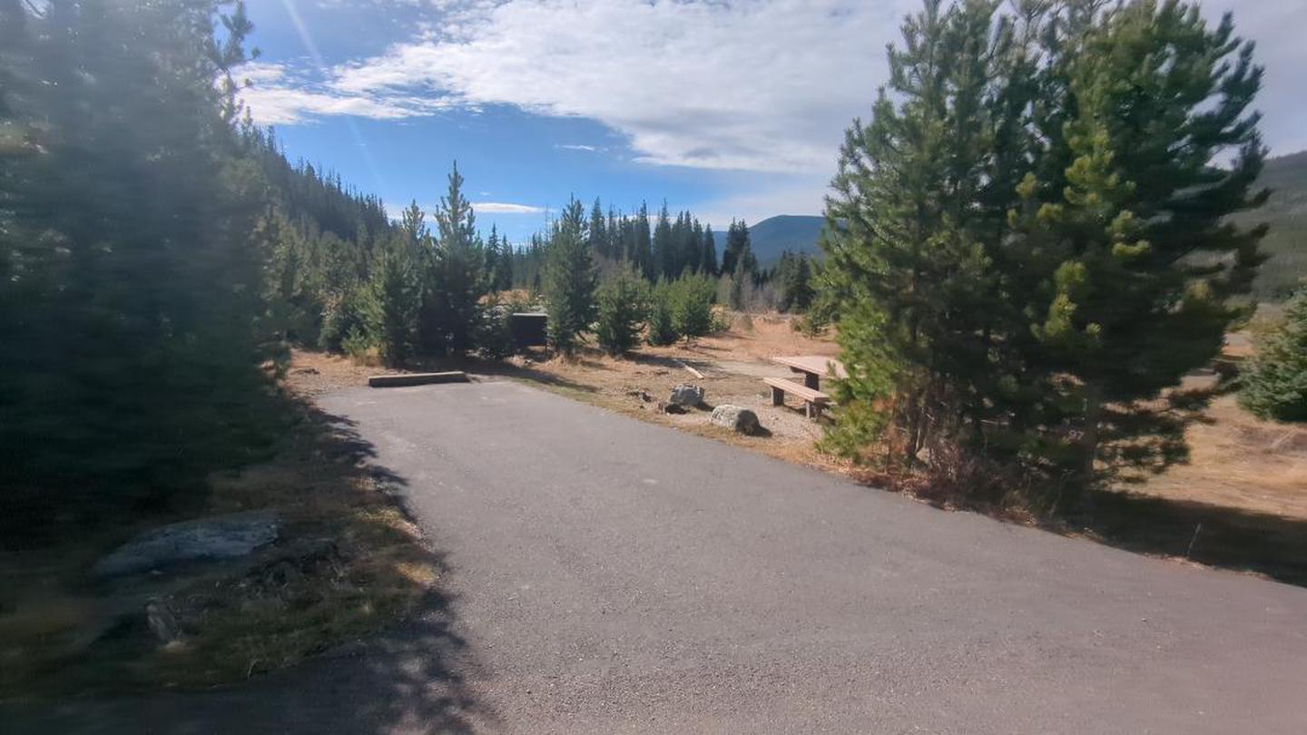 A photo of Site 97 of Loop D at Rocky Mountain National Park Timber Creek Campground