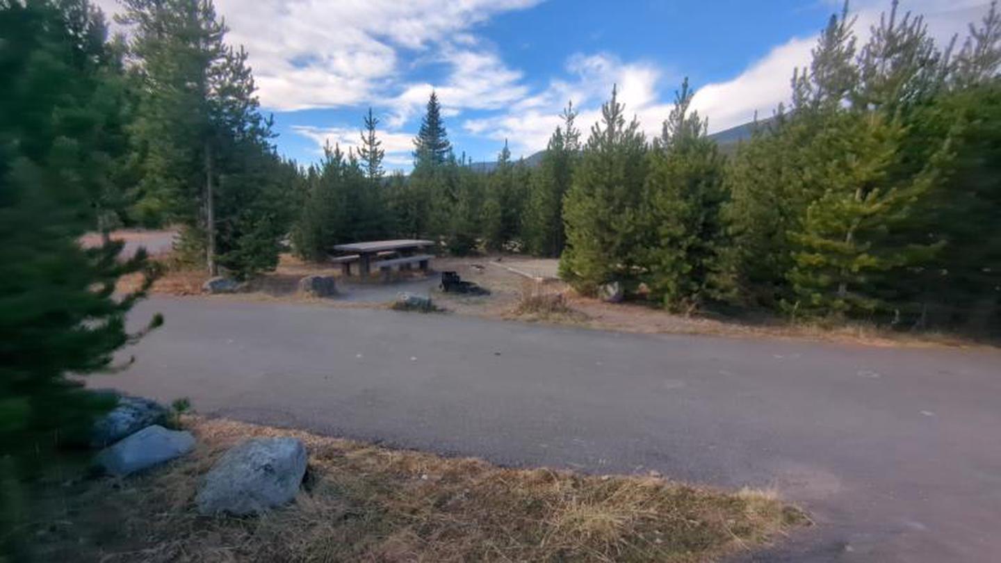 C61A photo of Site 61 of Loop C at Rocky Mountain National Park Timber Creek Campground