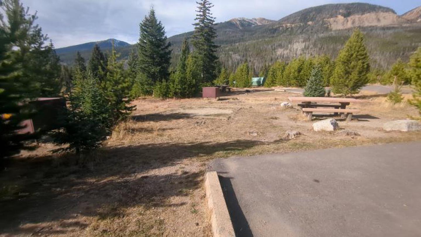 D97A photo of Site 97 of Loop D at Rocky Mountain National Park Timber Creek Campground