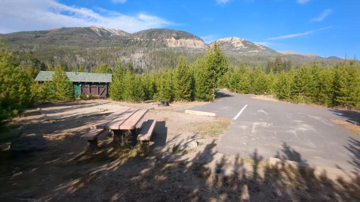 C64A photo of Site 64 of Loop C at Rocky Mountain National Park Timber Creek Campground