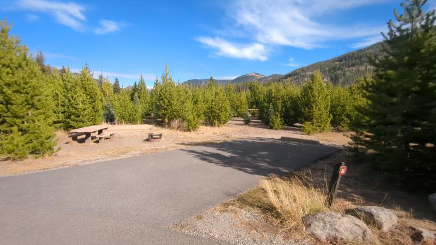 A photo of Site 66 of Loop C at Rocky Mountain National Park Timber Creek Campground