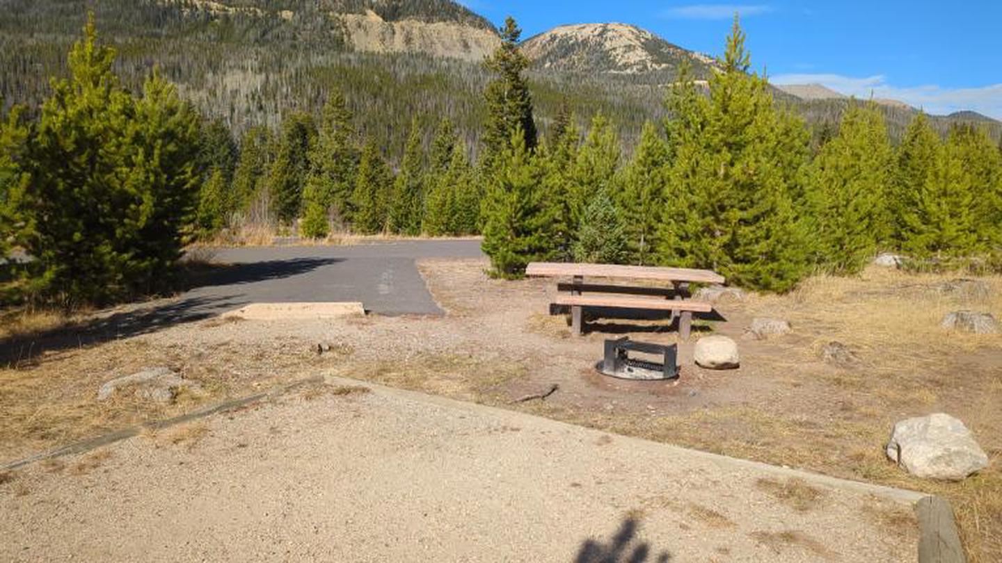 D75A photo of Site 75 of Loop D at Rocky Mountain National Park Timber Creek Campground