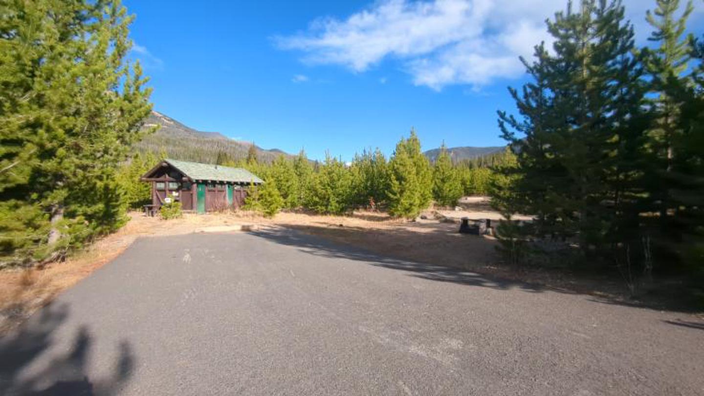 A photo of Site 56 of Loop C at Rocky Mountain National Park Timber Creek Campground