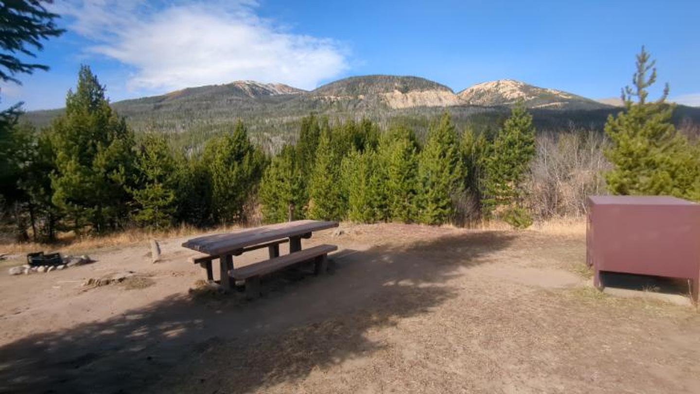 D89A photo of Site 89 of Loop D at Rocky Mountain National Park Timber Creek Campground