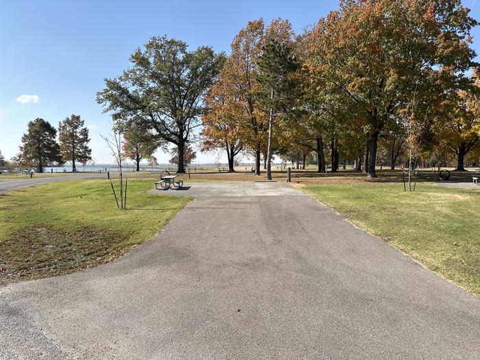 A photo of Site 029 of Loop L1 at Coles Creek Campground with Picnic Table, Electricity Hookup, Fire Pit