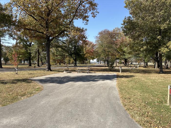 A photo of Site 065 of Loop L4 at Coles Creek Campground with Picnic Table, Electricity Hookup, Fire Pit