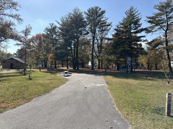 A photo of Site 078 of Loop L4 at Coles Creek Campground with Picnic Table, Electricity Hookup, Fire Pit