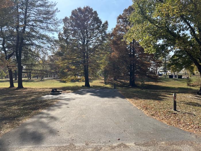 A photo of Site 091 of Loop L4 at Coles Creek Campground with Picnic Table, Electricity Hookup, Fire Pit