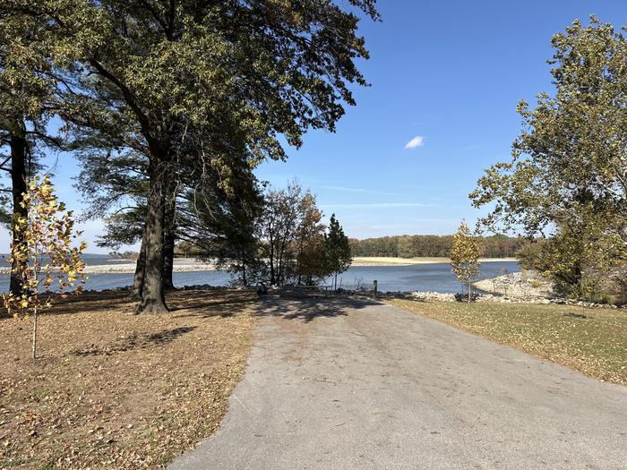 A photo of Site 120 of Loop L5 at Coles Creek Campground with Picnic Table, Electricity Hookup, Fire Pit