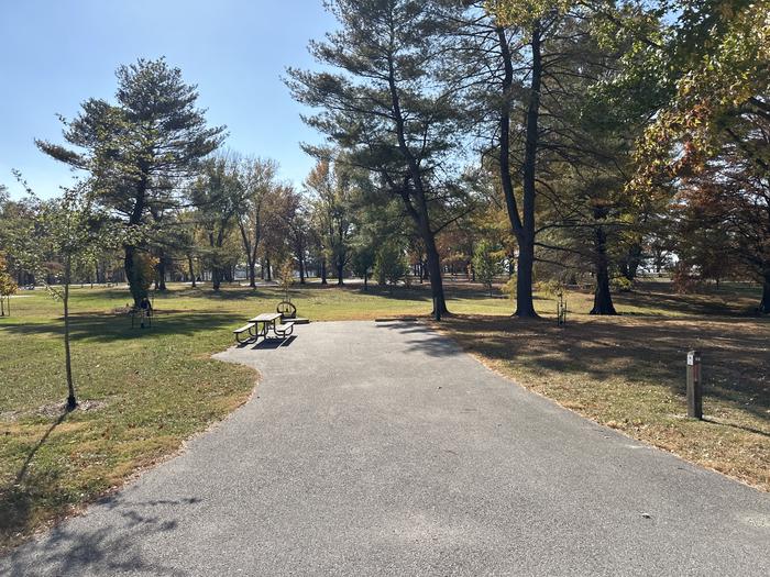 A photo of Site 092 of Loop L4 at Coles Creek Campground with Picnic Table, Electricity Hookup, Fire Pit