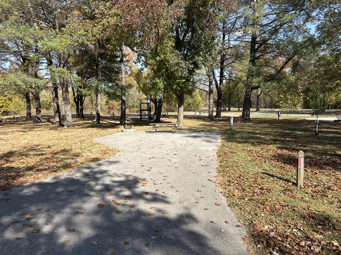 A photo of Site 097 of Loop L4 at Coles Creek Campground with Picnic Table, Electricity Hookup, Fire Pit