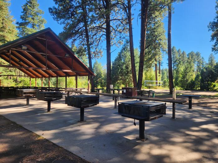 Site 3 has 4 large grills, plus serving tables, etc