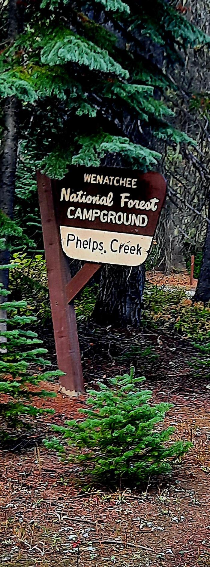 Phelps Creek Campground Entrance SignEntrance Sign