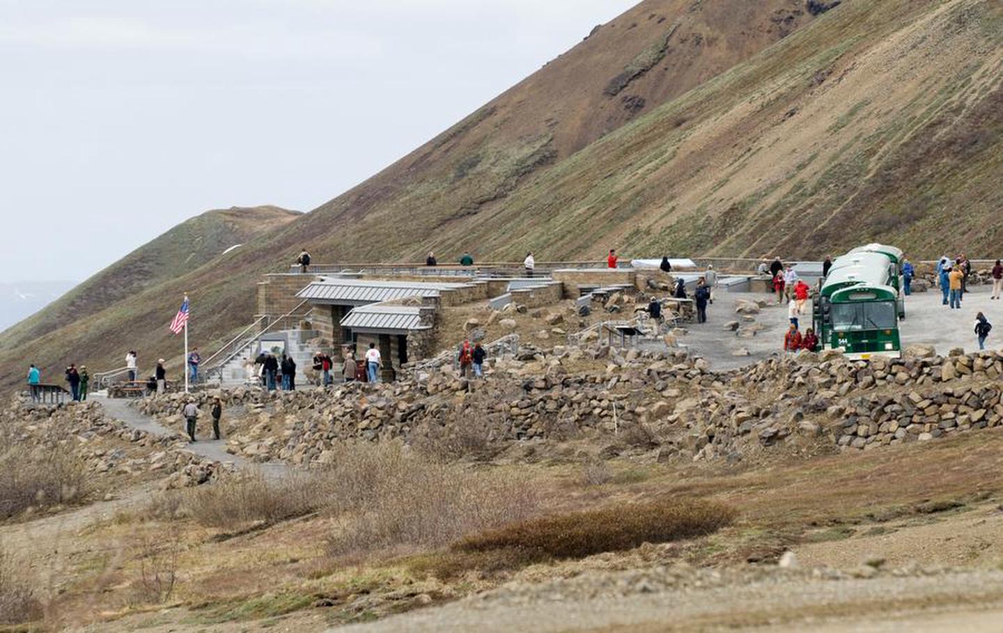 EielsonEielson is intentionally built into the mountainside, to reduce its profile on the viewscape