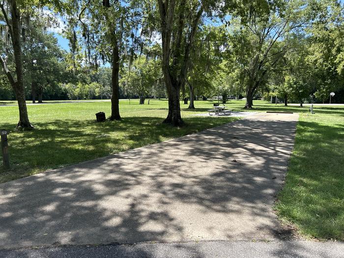 A photo of Site 052 of Loop PRAIRIE CREEK (AL) at PRAIRIE CREEK (AL) with Picnic Table, Sewer Hookup, Fire Pit, Shade, Full Hookup, Lantern Pole