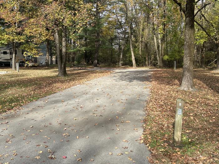 A photo of Site 005 of Loop DAM WEST at Dam West Campground
