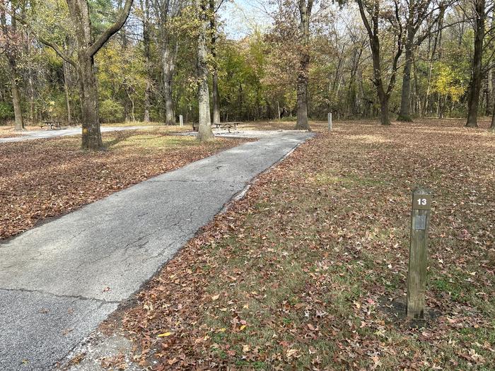 A photo of Site 013 of Loop DAM WEST at Dam West Campground
