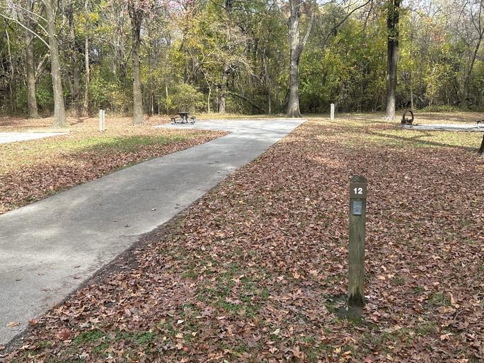 A photo of Site 012 of Loop DAM WEST at Dam West Campground
