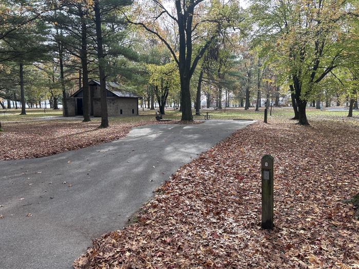 A photo of Site 008 of Loop DAM WEST at Dam West Campground
