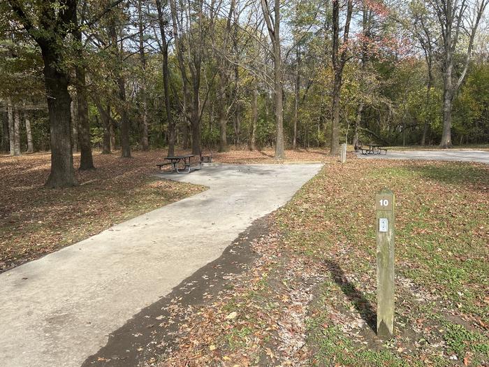 A photo of Site 010 of Loop DAM WEST at Dam West Campground
