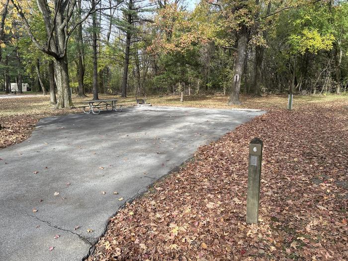 A photo of Site 006 of Loop DAM WEST at Dam West Campground
