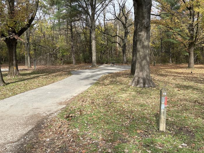 A photo of Site 019 of Loop DAM WEST at Dam West Campground
