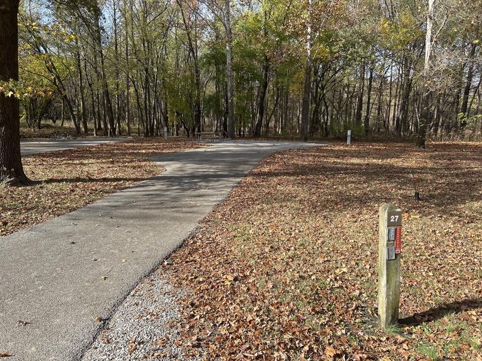 A photo of Site 027 of Loop DAM WEST at Dam West Campground
