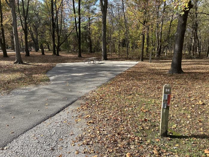 A photo of Site 024 of Loop DAM WEST at Dam West Campground
