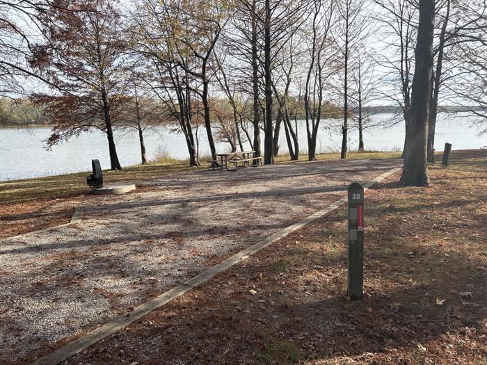 A photo of Site 038 of Loop DAM WEST at Dam West Campground
