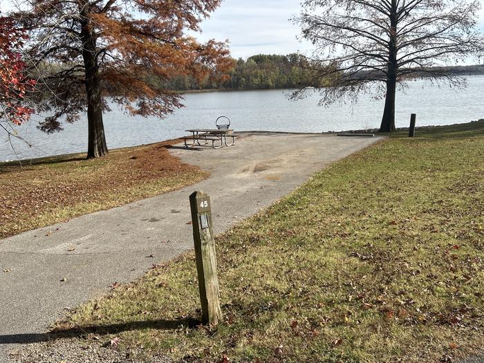 A photo of Site 045 of Loop DAM WEST at Dam West Campground
