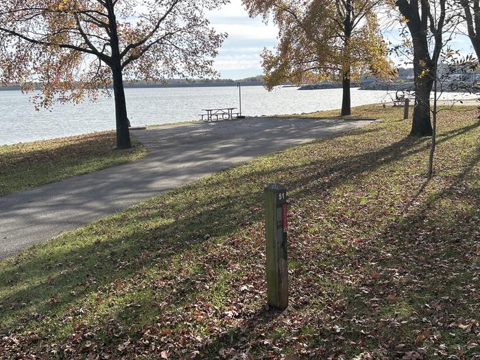 A photo of Site 051 of Loop DAM WEST at Dam West Campground
